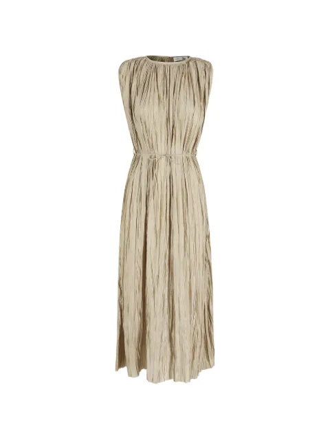 Roberto Collina pleated drawstring midi dress