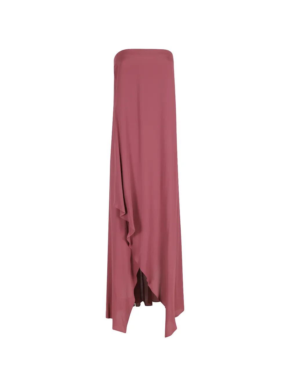 Semicouture Zoey strapless-ruffled midi dress - Rosa