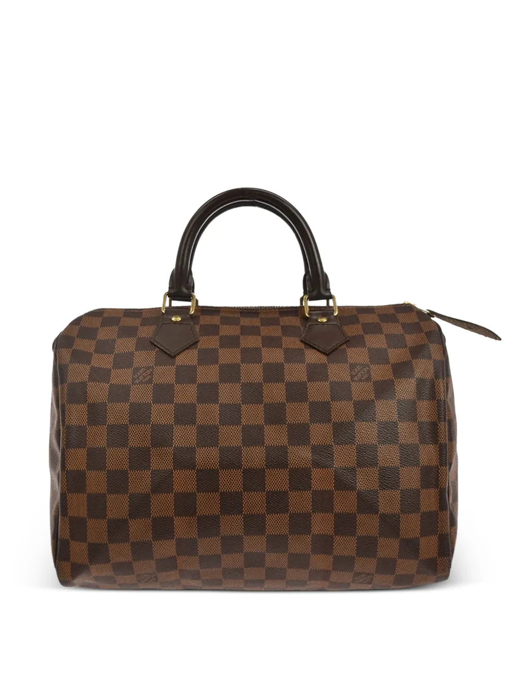 Louis Vuitton Pre-Owned 2012 Damier Ebène Speedy 30 tote bag - Braun