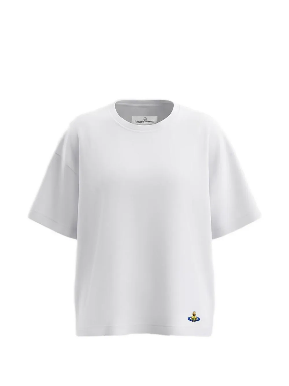 Vivienne Westwood Orb-embroidered T-shirt - Bianco