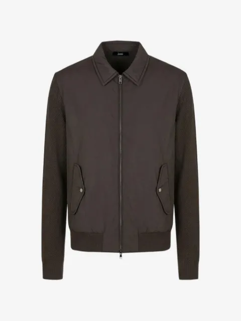 Herno panelled cardigan