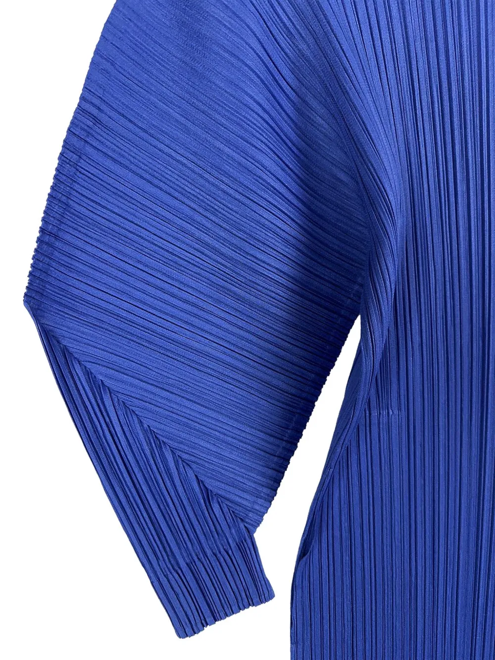 Pleats Please Issey Miyake Skyline batwing-sleeve Dress | Blue