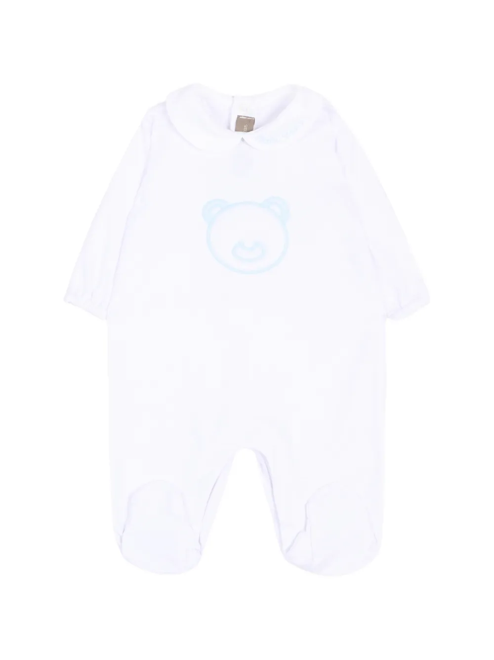 Little Bear bear-embellishment babywear - Bianco