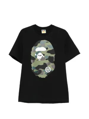 A BATHING APE® ABC Camo Tシャツ | ブラック | FARFETCH JP
