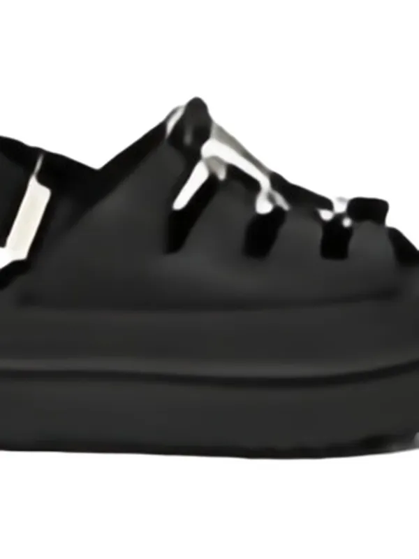 UGG GoldenGlow Toggle Sandals | Black | FARFETCH RO