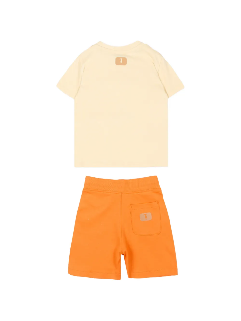 TRUSSARDI JUNIOR Shorts met logoprint Beige