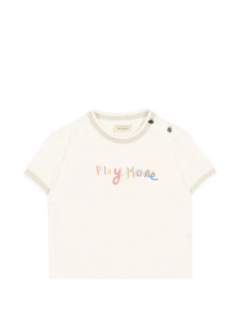 TRUSSARDI JUNIOR logo-print T-shirt