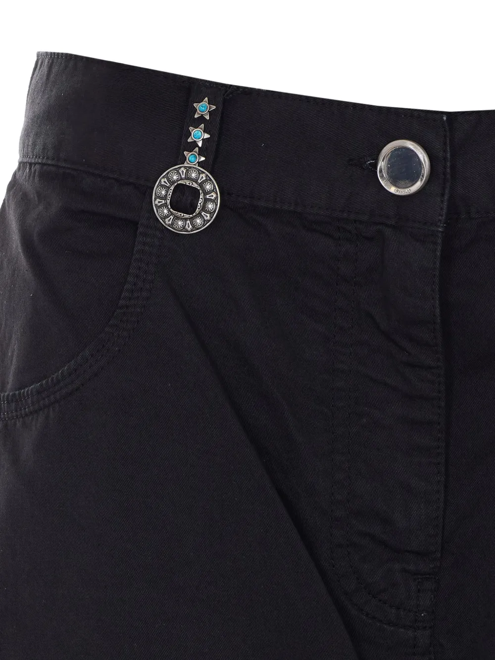 PINKO Cargo shorts Zwart