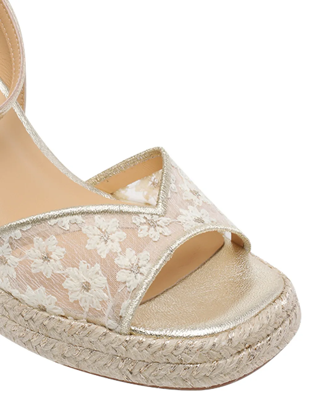 Castañer Vals sandalen met bloemenprint Wit