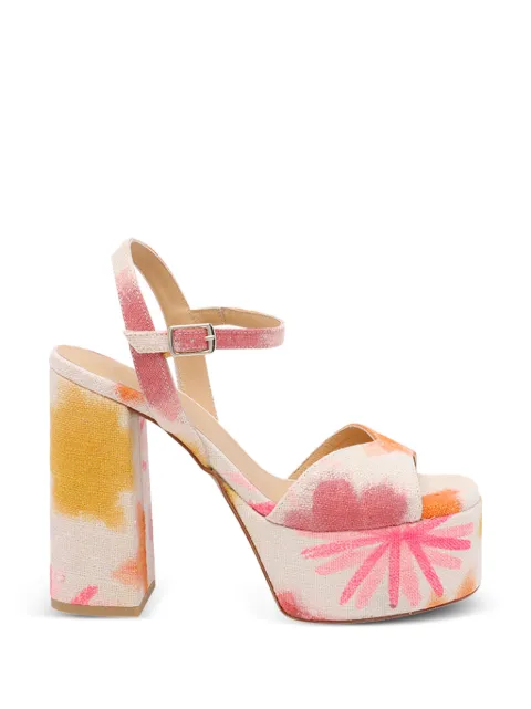 Castañer patterned buckle sandals