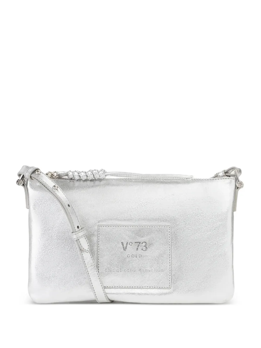 V°73 Borsa a spalla con zip - Argento