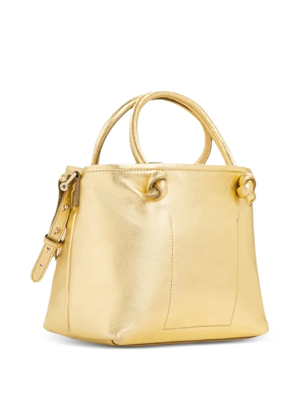 V°73 Shopper met logopatch Goud