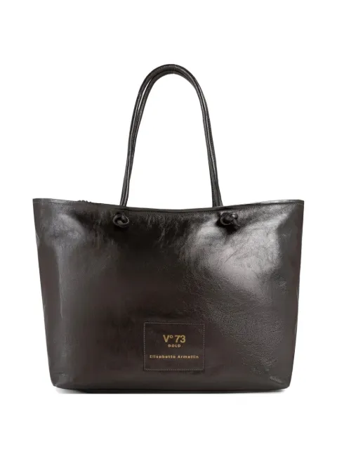 V°73 logo-patch tote bag