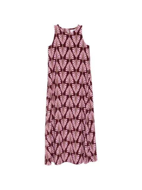 Niu patterned sleeveless maxi dress