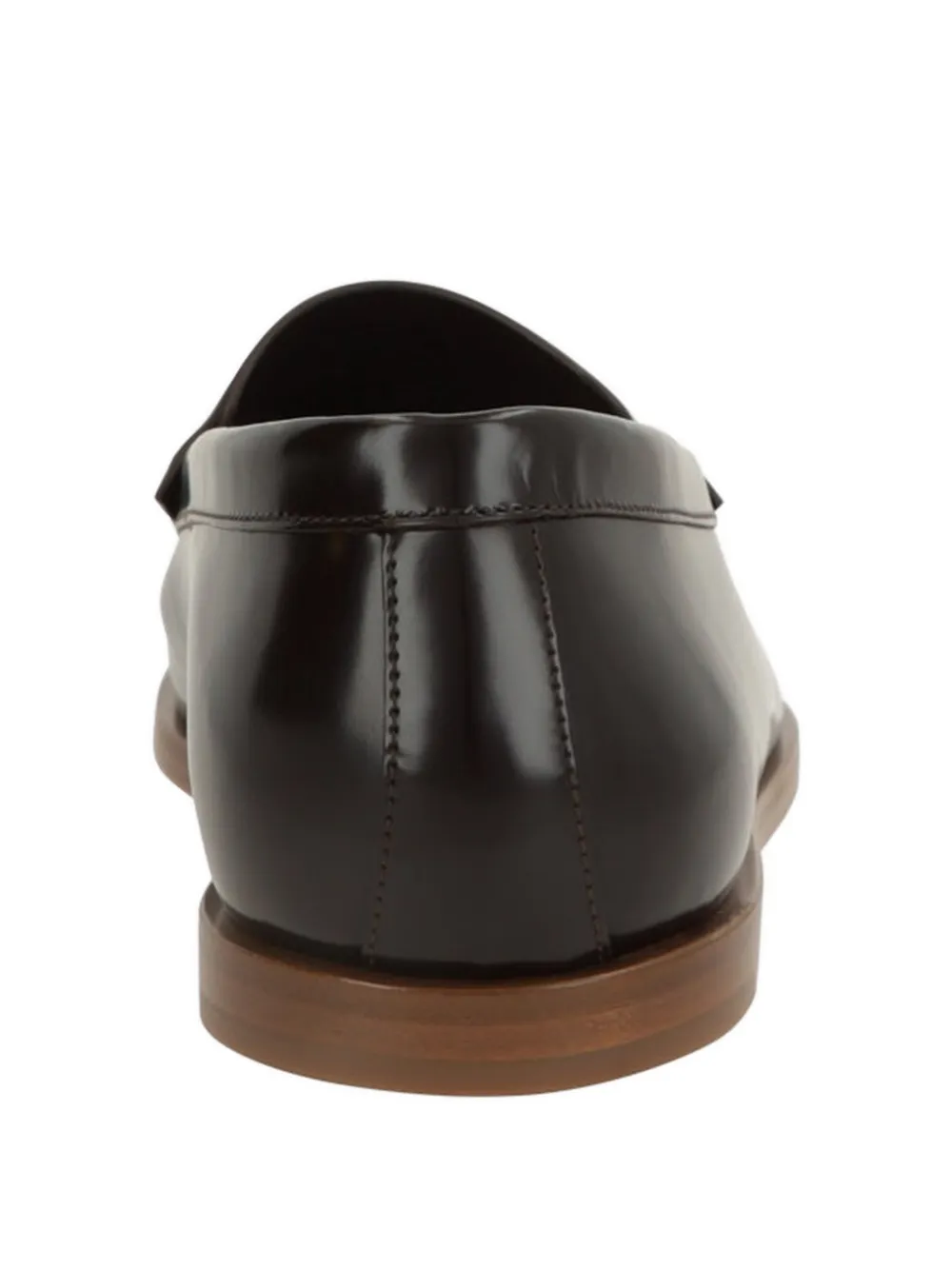 The Row ruched-detail leather loafers Bruin