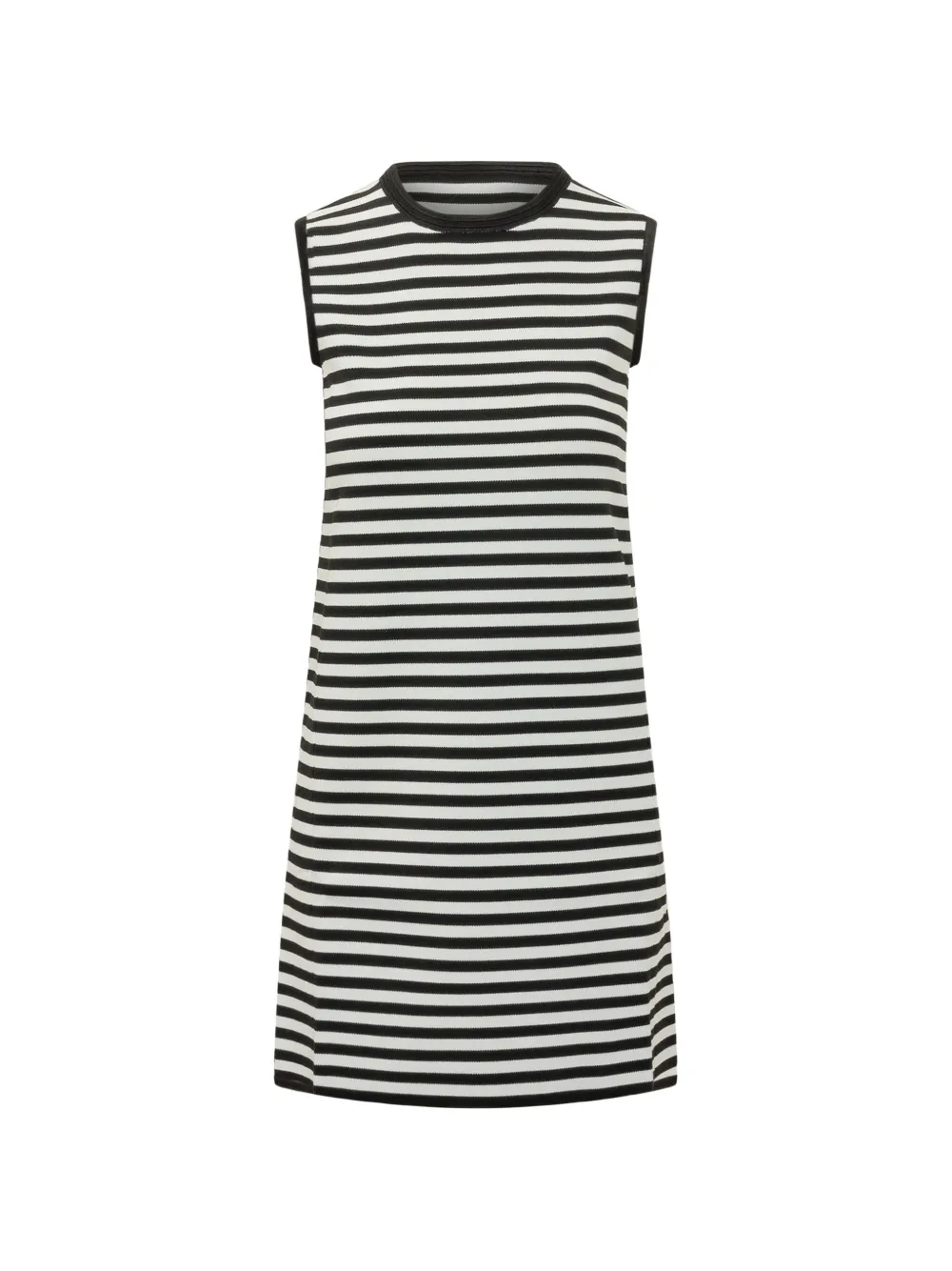 Max Mara MXPrane striped sleeveless mini dress - Nero
