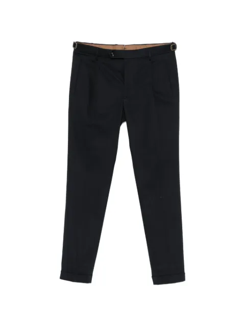 Berwich Retrolong pleated side-buckle trousers