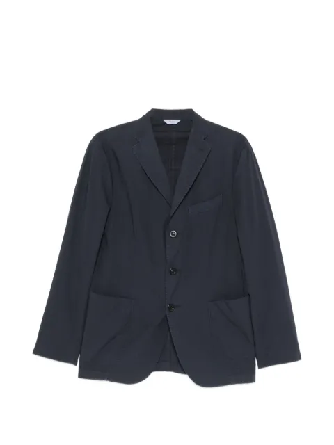 Boglioli single-breasted cotton blazer
