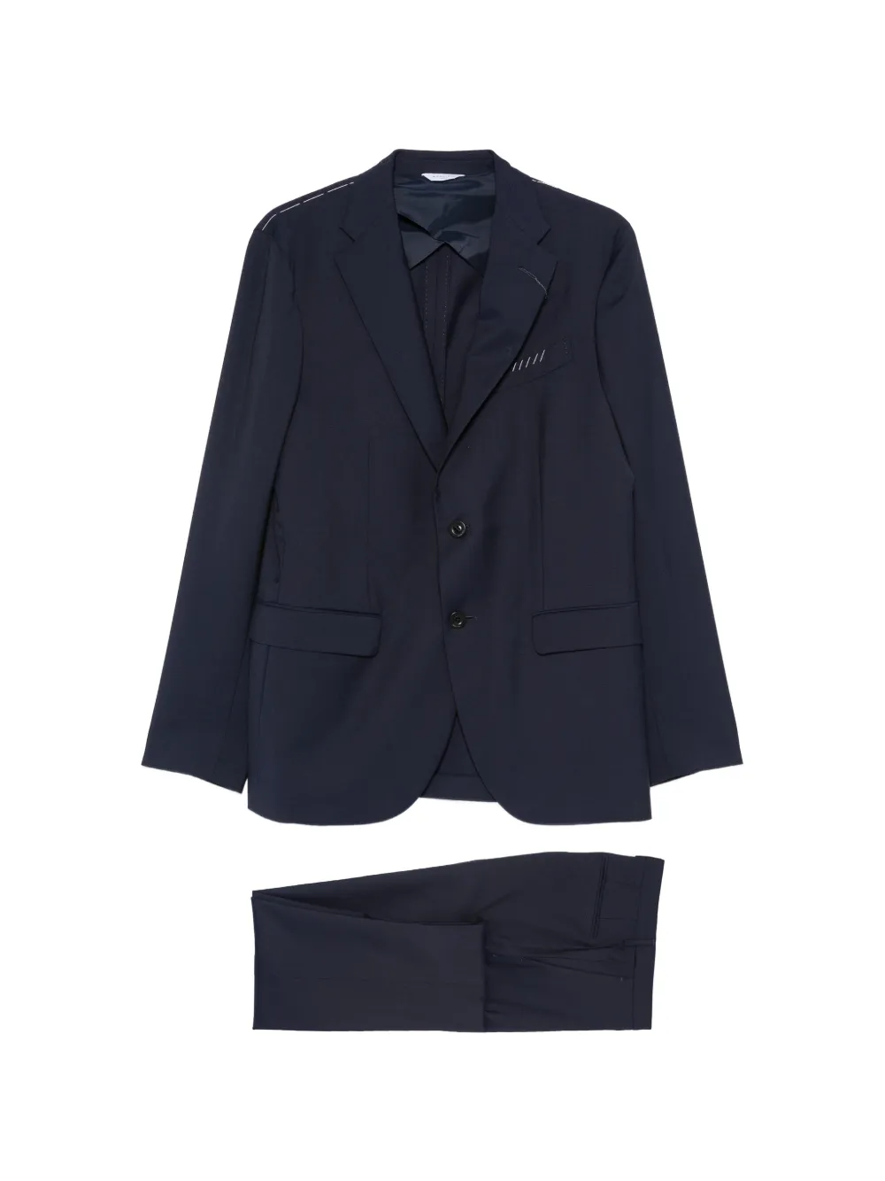 Boglioli notch-lapel single-breasted suit - Blu