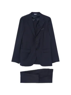 Gabriele Pasini Pinstripe Suit | Blue | FARFETCH NO
