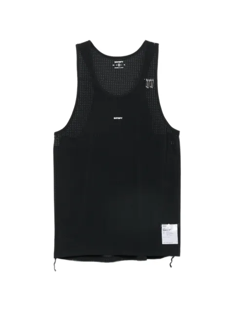Satisfy logo-print tank top