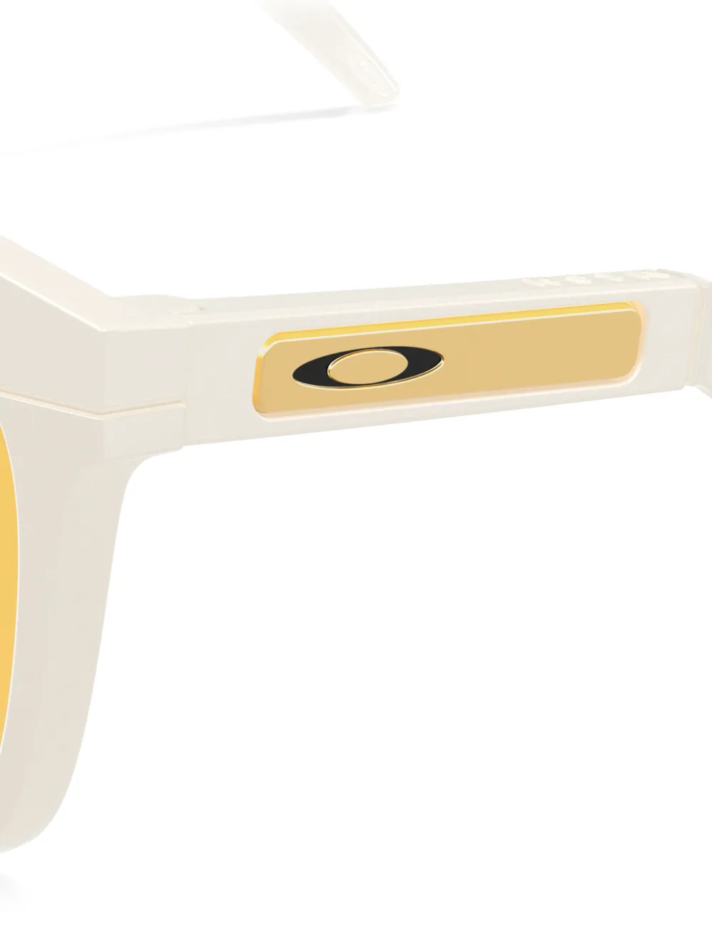 Oakley Zonnebril met geometrisch montuur Beige