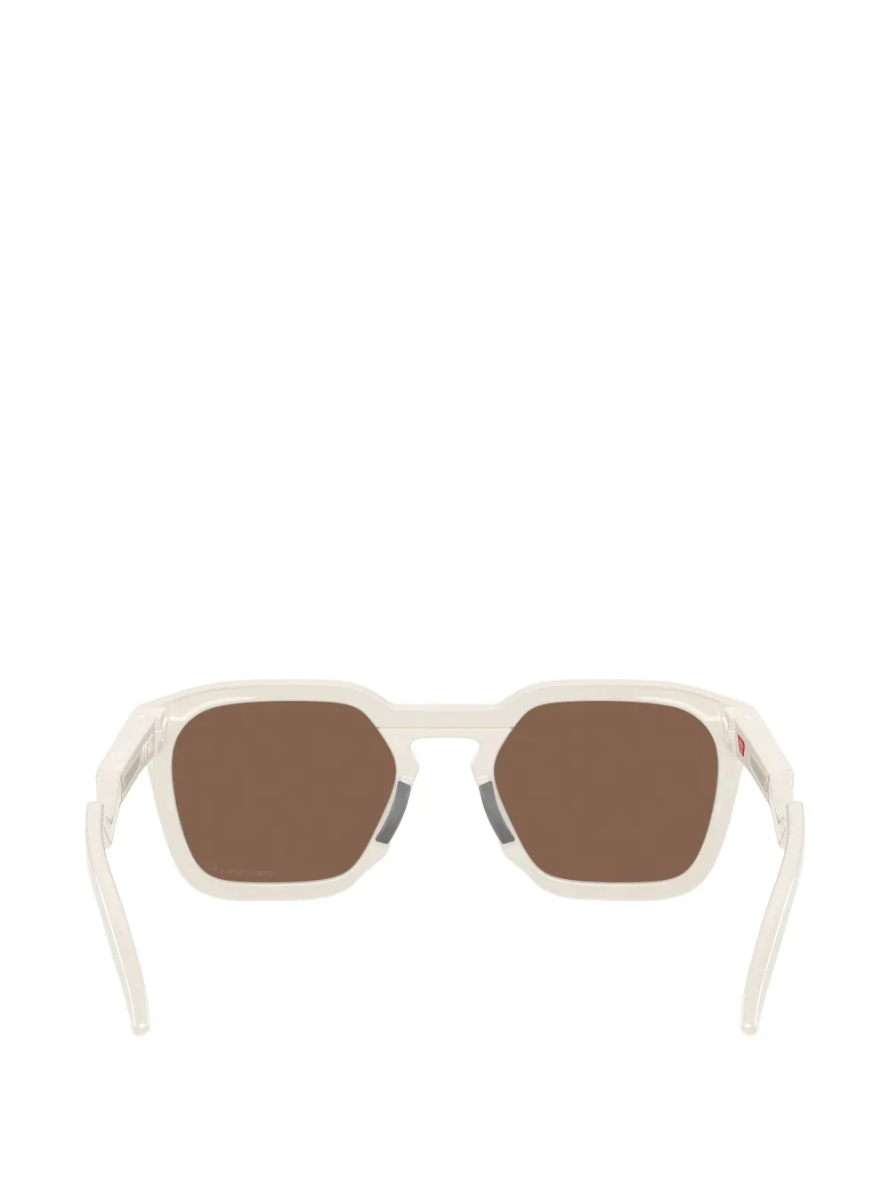 Oakley Zonnebril met geometrisch montuur Beige