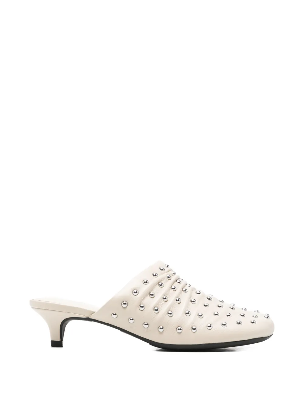Ash Eloise studded-detail mules Beige