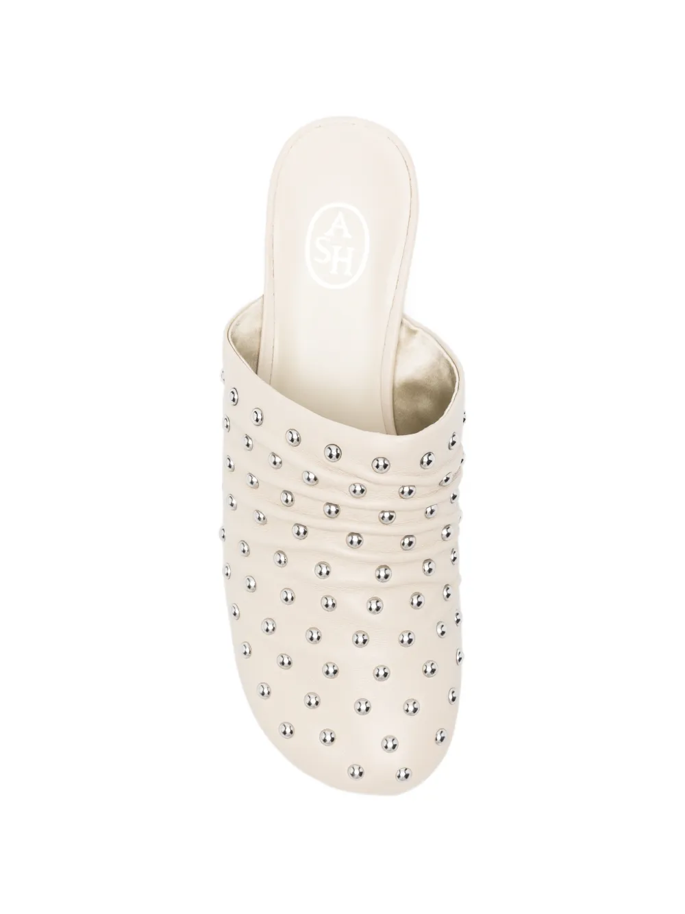 Ash Eloise studded-detail mules Beige