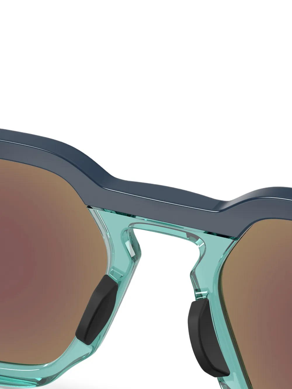 Oakley Zonnebril met geometrisch montuur Blauw