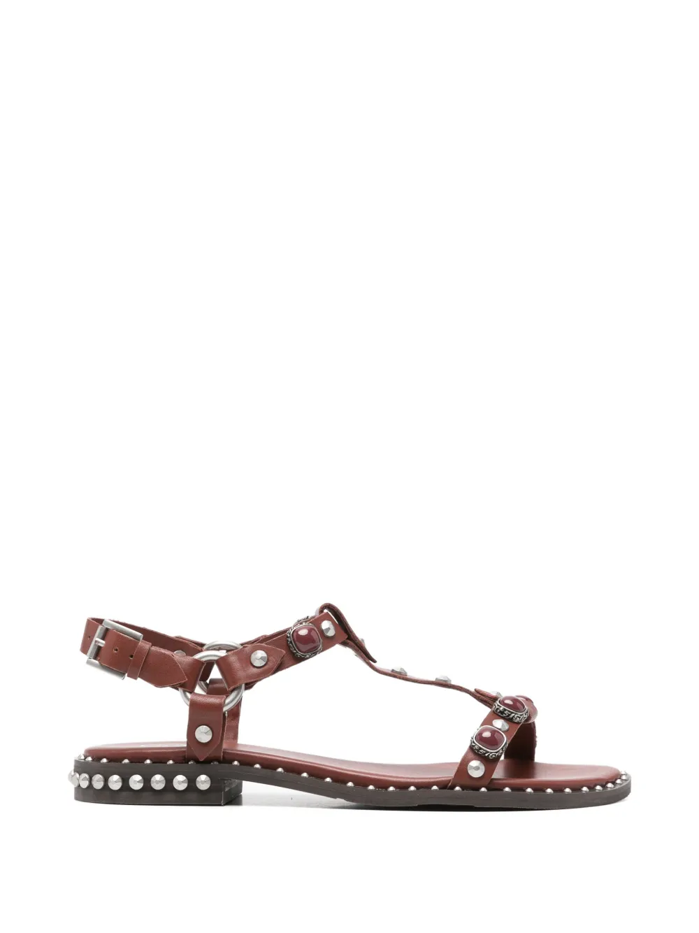 Ash Podium sandalen verfraaid met studs Rood