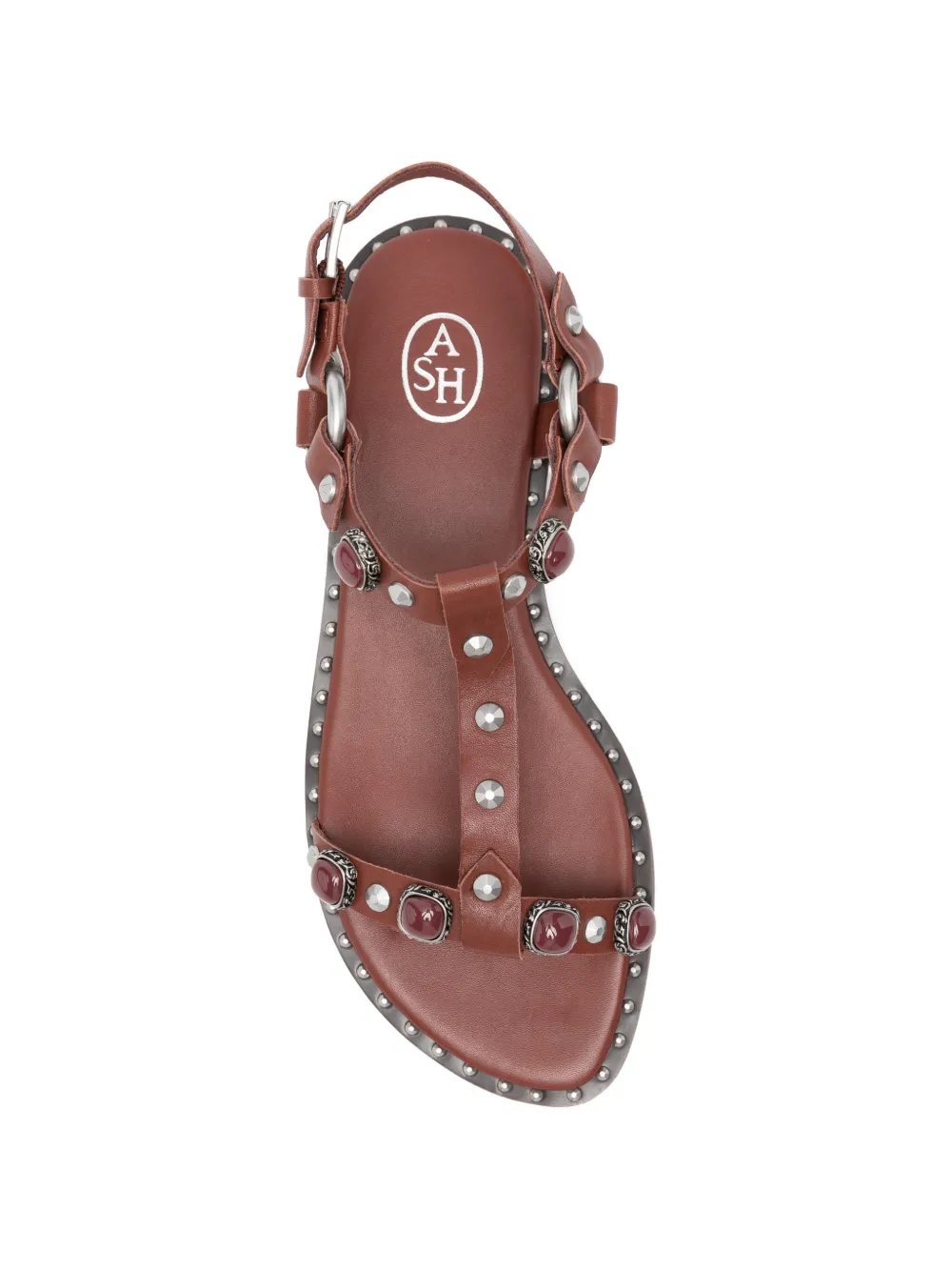 Ash Podium sandalen verfraaid met studs Rood