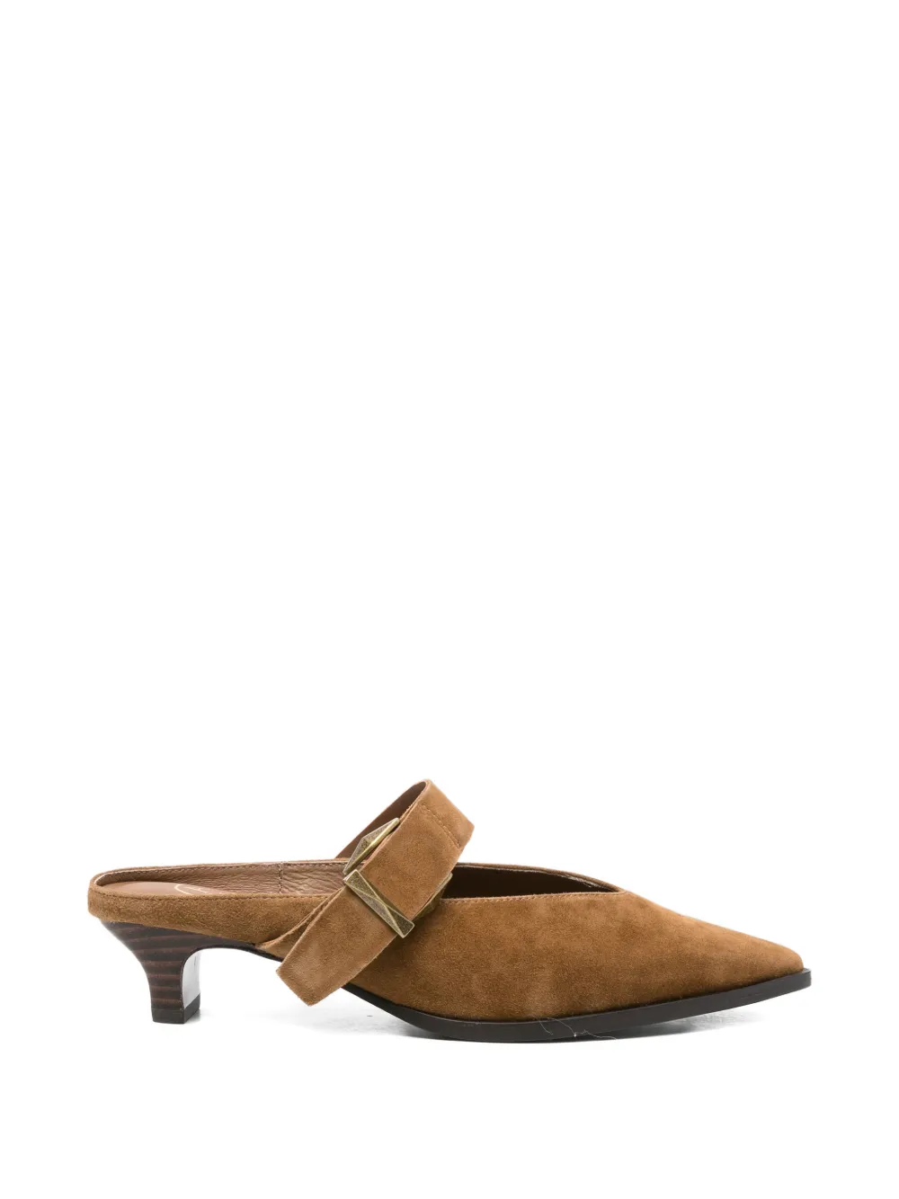 Ash Tessa suede mules - Marrone