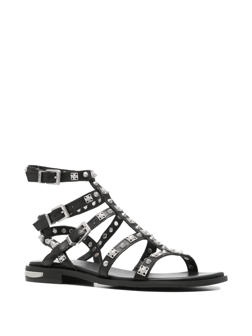 Ash Parka sandalen verfraaid met studs Zwart