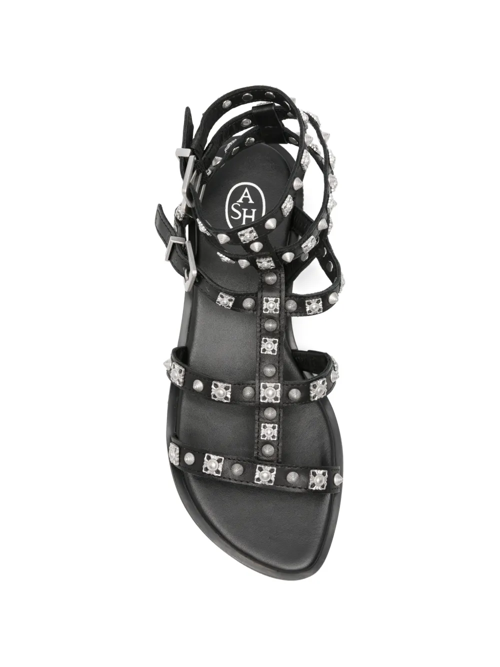 Ash Parka sandalen verfraaid met studs Zwart
