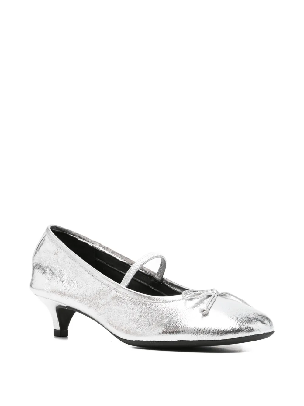 Ash Elodie Bis bow-detail pumps Zilver