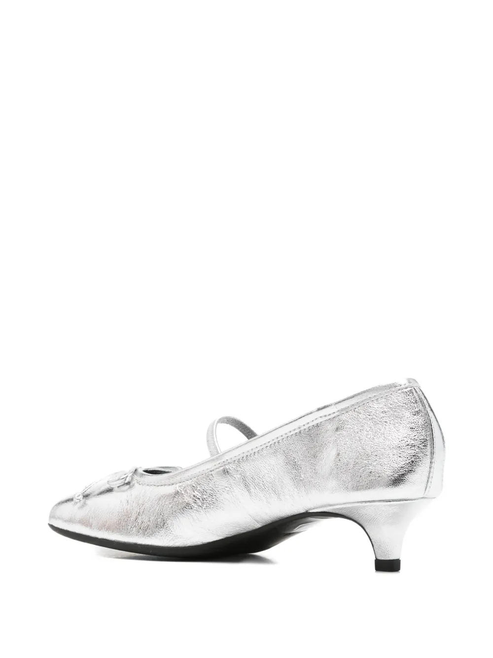 Ash Elodie Bis bow-detail pumps Zilver