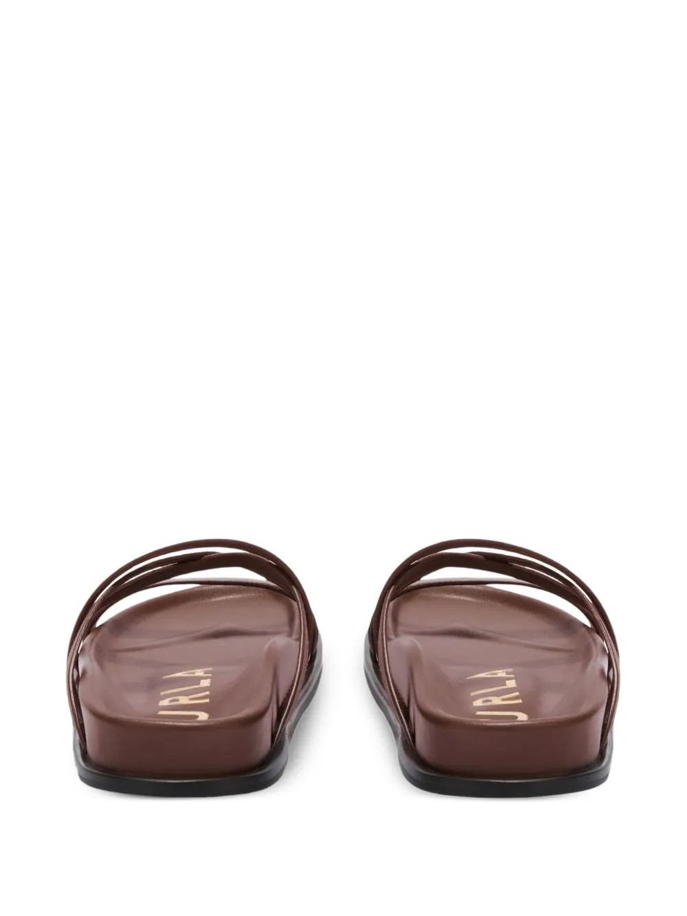 Furla Solea logo-detail sandals Bruin