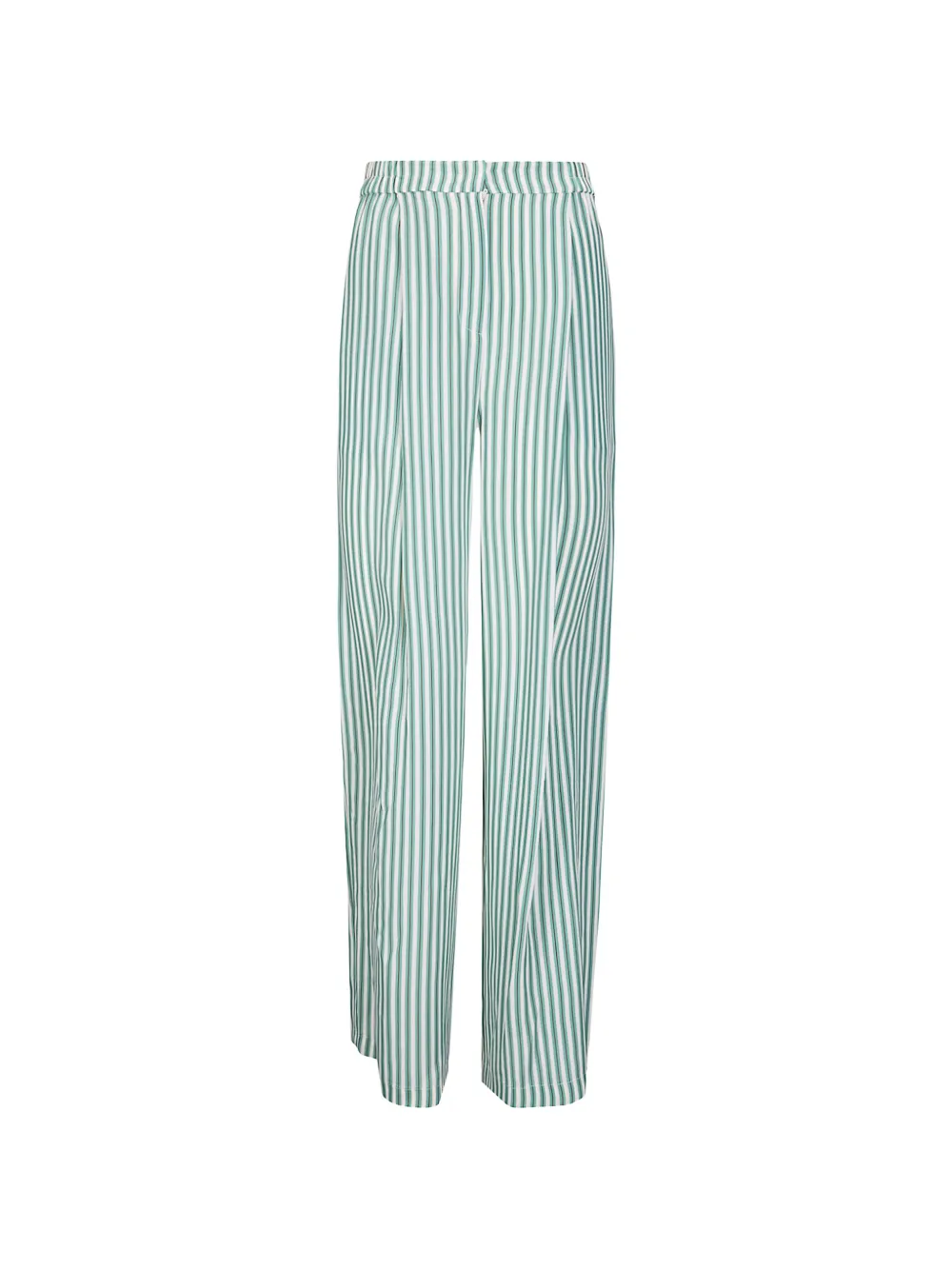 Hui Hui Zinnia stripe-pattern trousers - Bianco