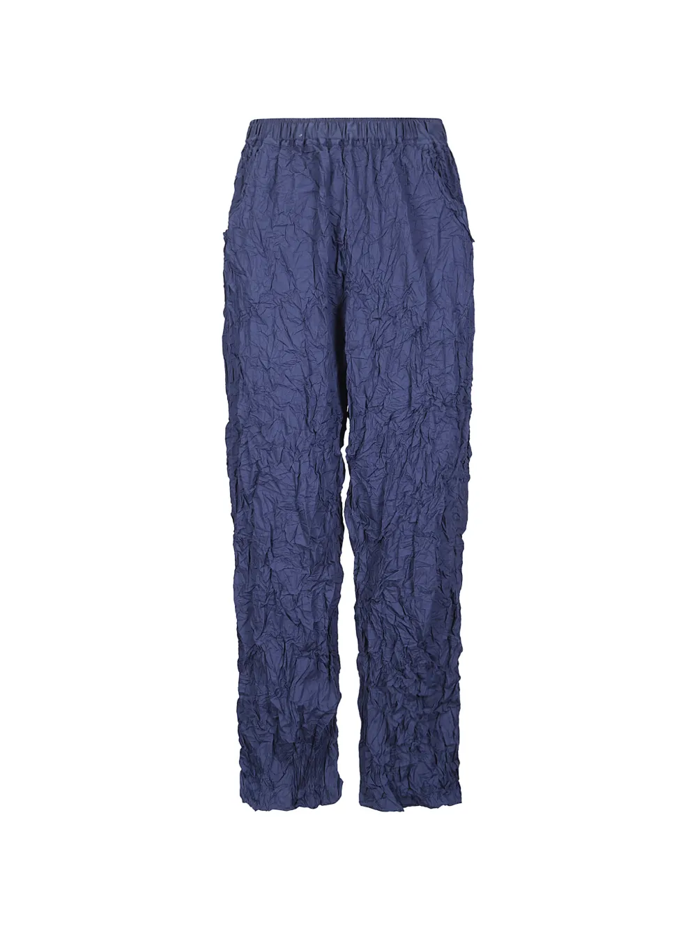 Gongdid Design crinkled effect trousers - Blu