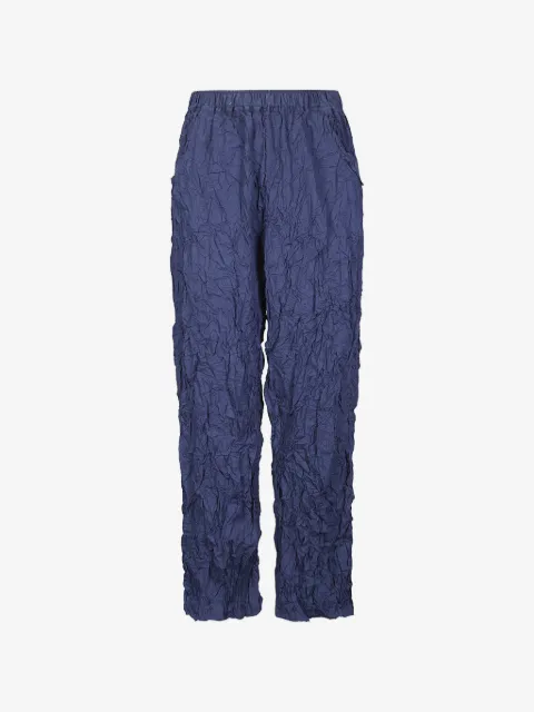 Gongdid Design pantalones con efecto arrugado