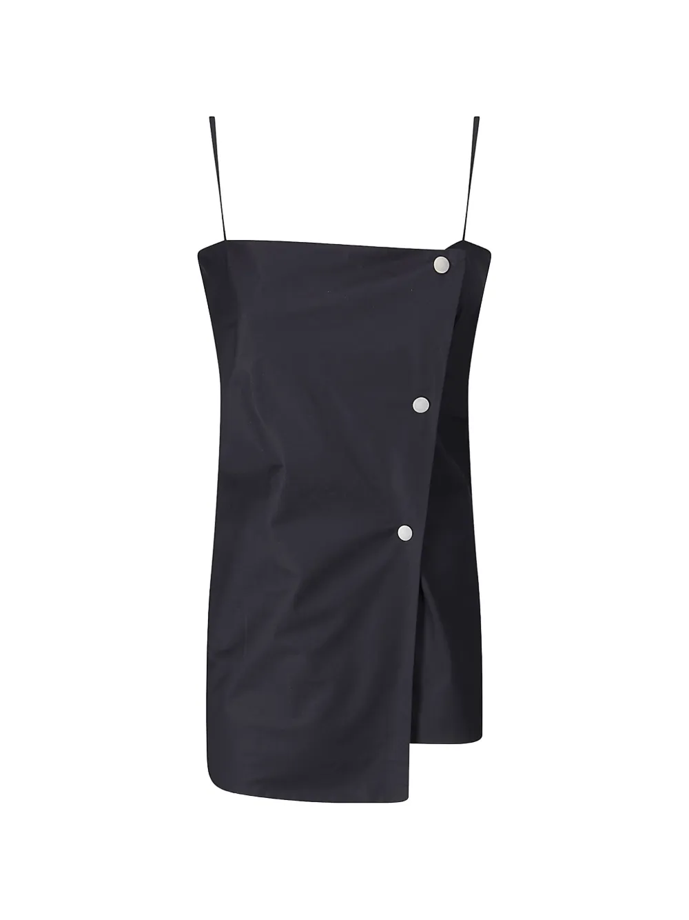 THELATEST Dalla press-stud top - Nero