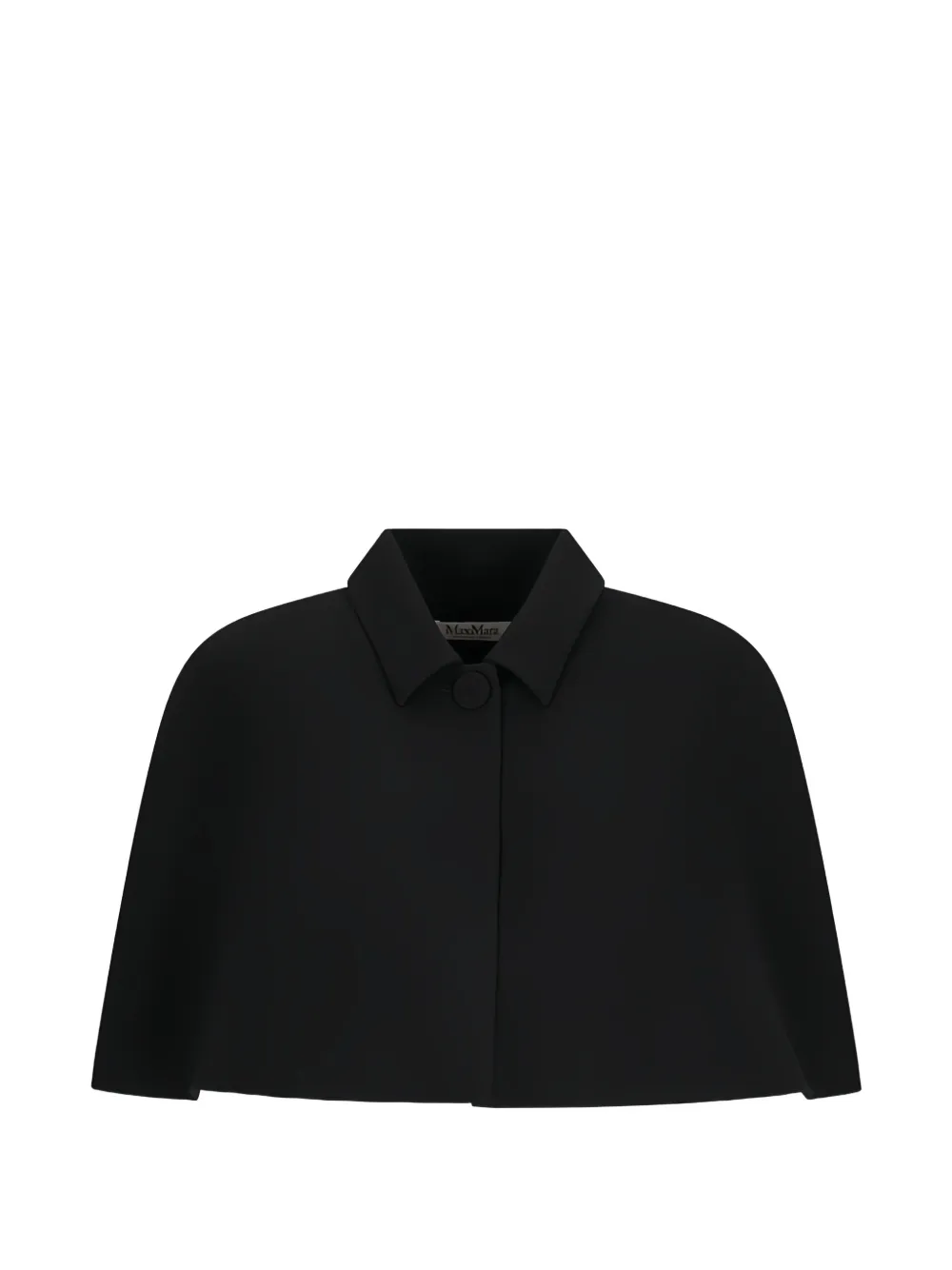 Max Mara buttoned cape - Schwarz