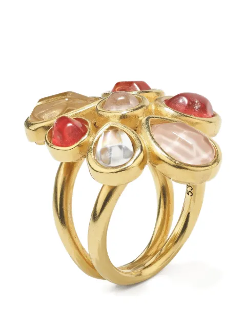 Goossens mini cabochons flower ring