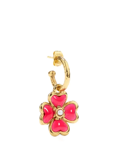 Goossens Talisman Trèfle mono hoop earring
