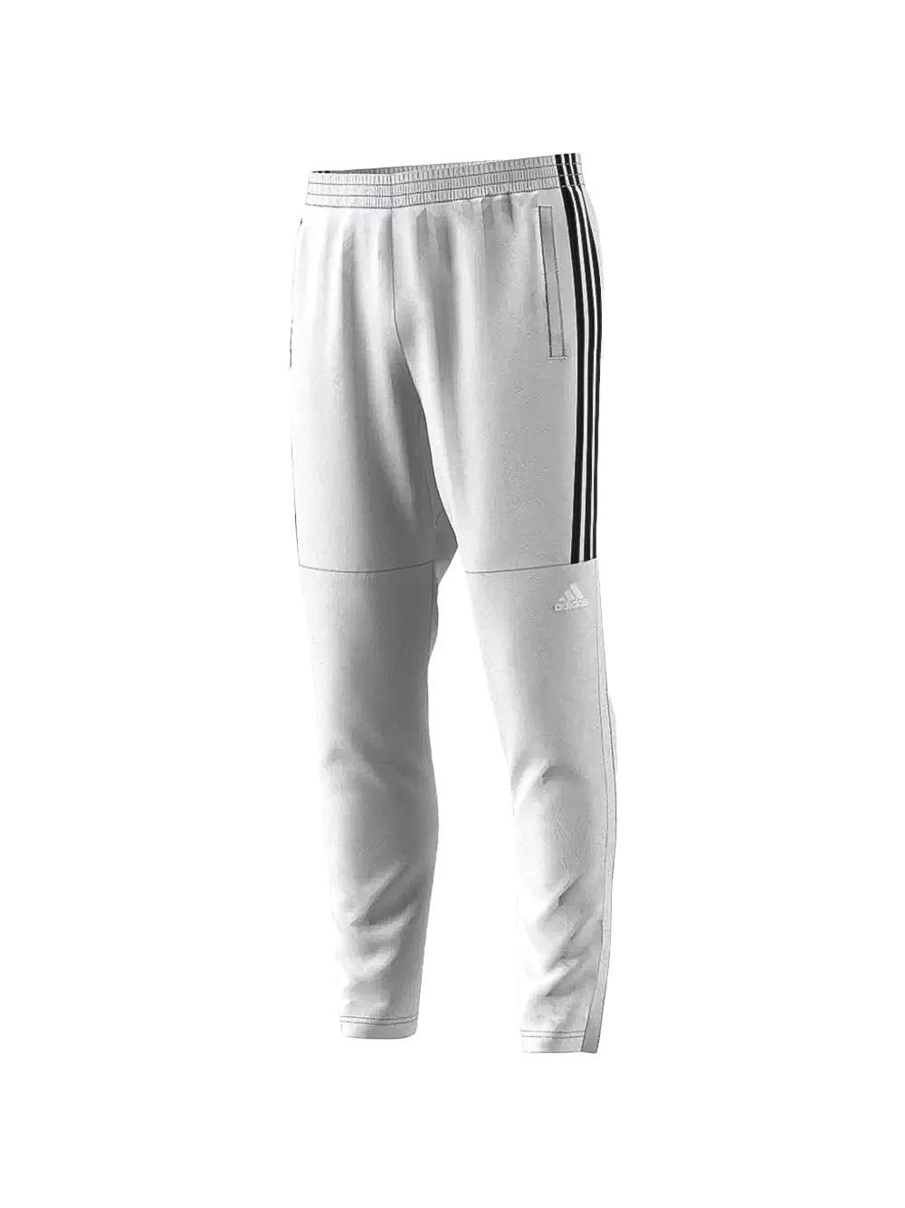 adidas Tiro side-stripe track pants - Weiß