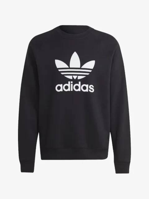 adidas Trefoil logo-print sweatshirt