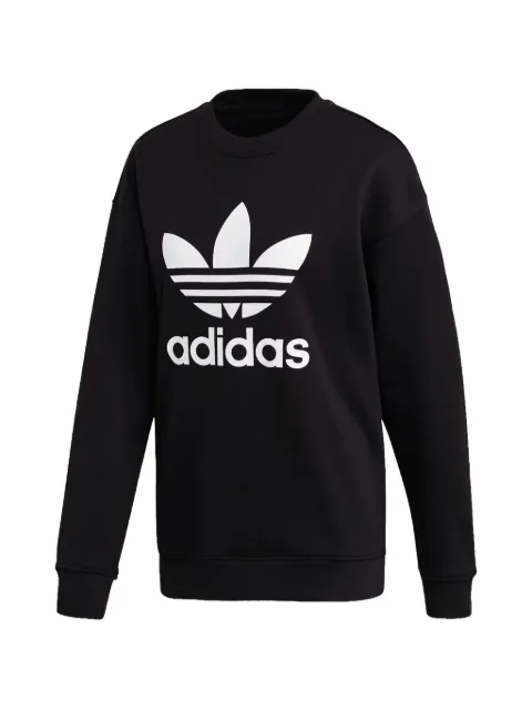 adidas Trefoil logo-print sweatshirt 
