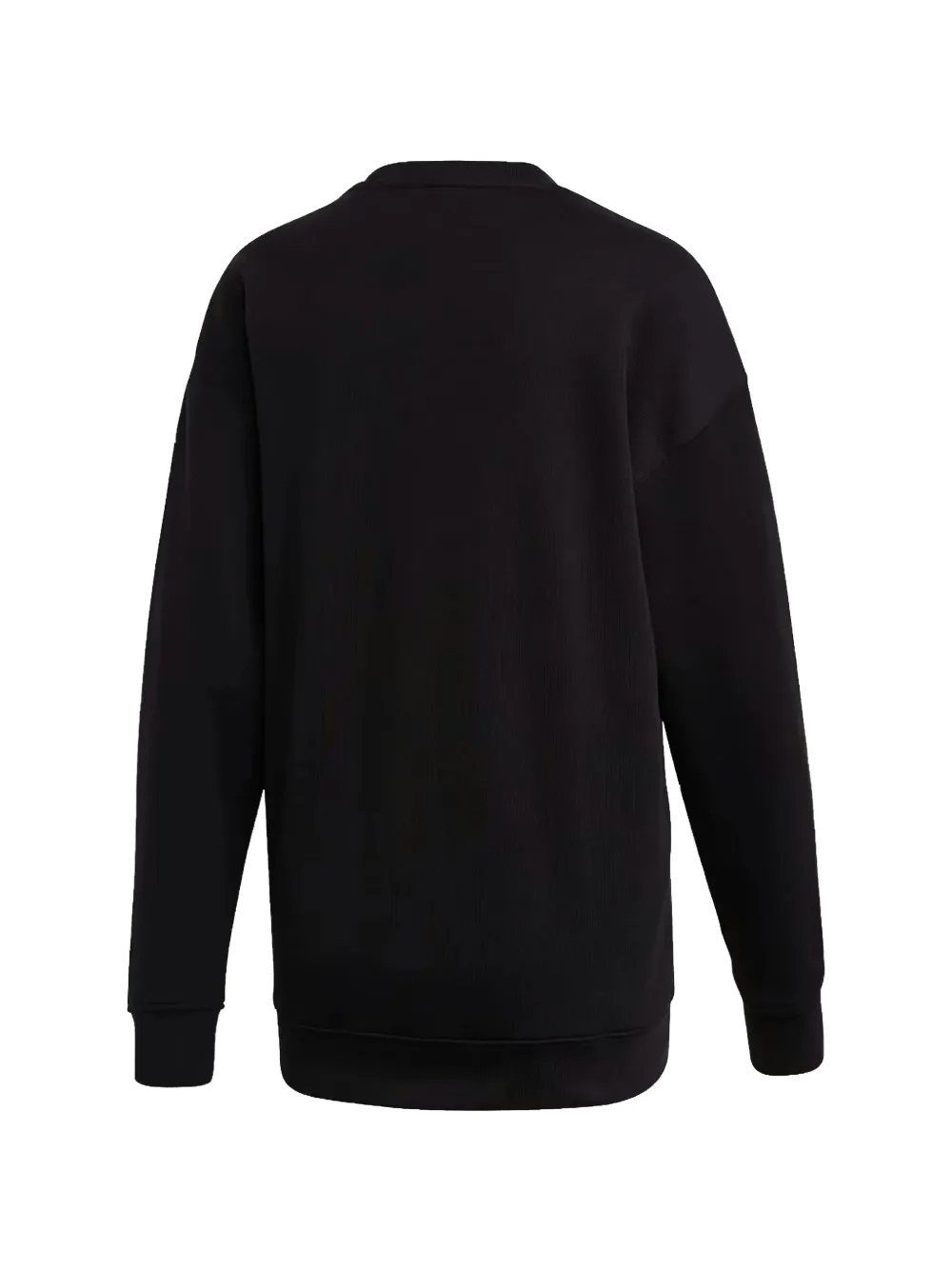 adidas Trefoil logo-print sweatshirt Zwart