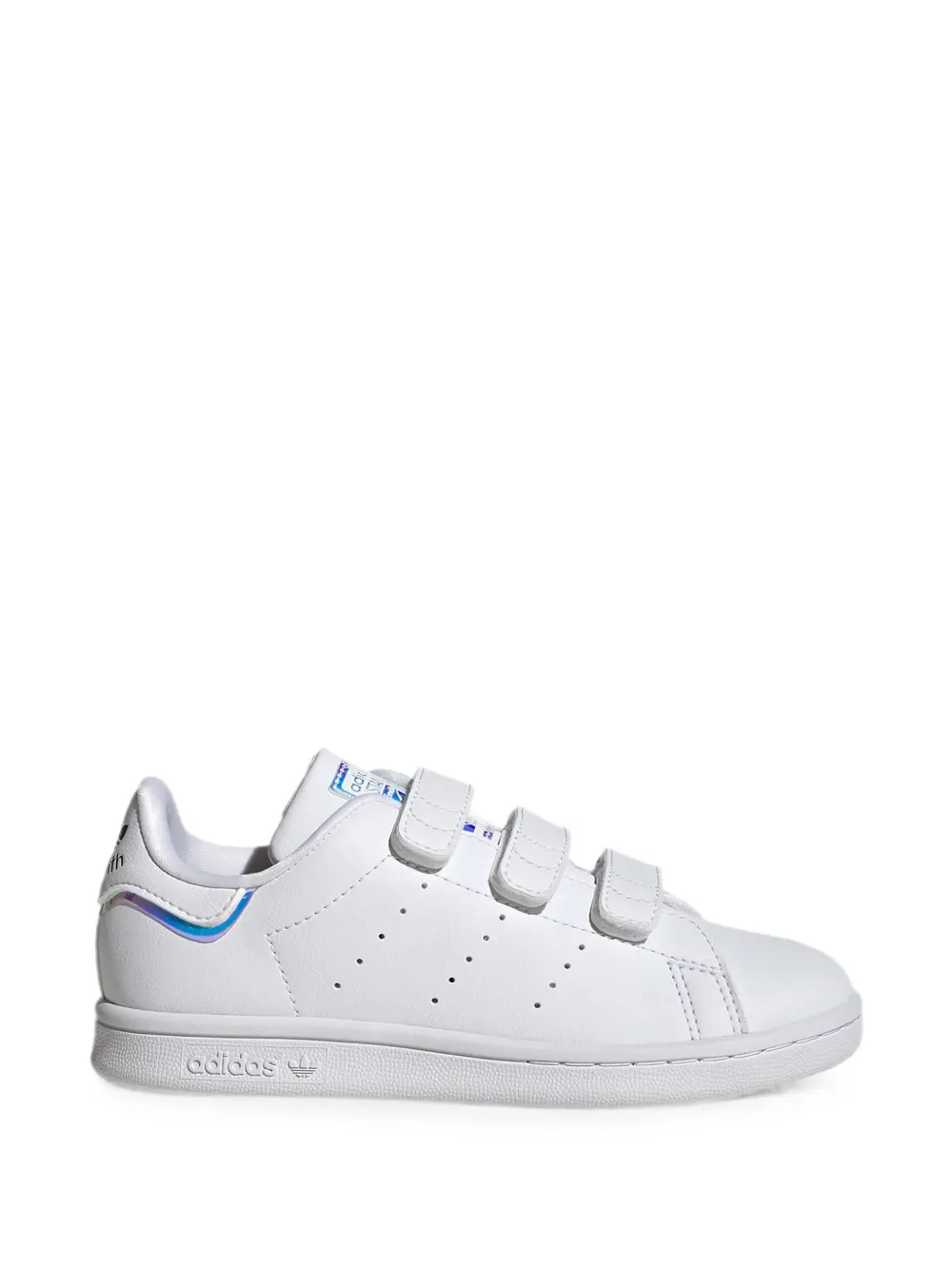adidas Kids Sneakers Stan Smith con strappo - Bianco